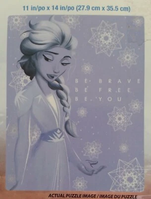 Rompecabezas Cardinal 500 piezas ELSA FROZEN Princesa Disney Sé valiente Sé tú 14x11 Foto 1 de 4