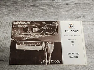 Johnson Messenger 120/121/122/125 CB Manual - Excelente Estado - Imagen 1 de 2
