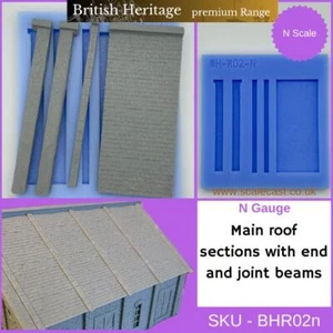 BHR02n British Heritage Hauptdachabschnitte & Balken - Maßstab N - Bild 1 von 3