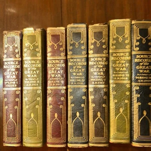 Source Records Of The Great War 7 Volume Set Charles Horne 1923 Enregistré ! - Photo 1/21