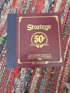 Stratego 50th Anniversary Deluxe Edition Board Game 2011 OOP Rare Bookshelf