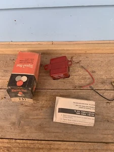 NOS Signal Stat 251 Trans Flash 12V Positive Ground Flasher Unit-40’s 50’s Red - Picture 1 of 7
