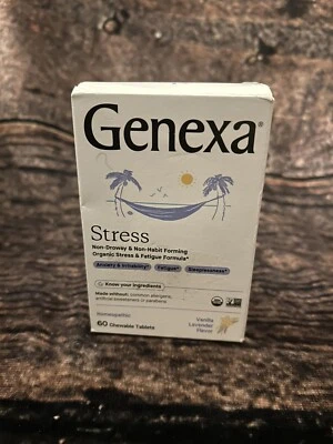Genexa Alivio del Estrés No N-Somnoliento, 60 Tab, Caduca: 04/2028 Foto 1 de 3