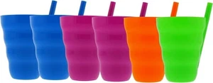 Arrow Home Products Sip A Cup with Built in Straw, 10oz, 6pk - BPA-free - Picture 1 of 8
