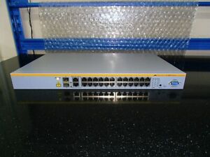 24-portowy przełącznik Fast Ethernet Allied Telesis AT-8000S/24 + 2 X SFP