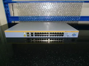 Allied Telesis AT-8000S/24 24-Port  Fast Ethernet Switch + 2 X SFP - Picture 1 of 4