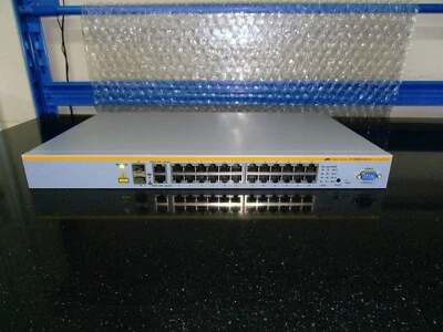 Allied Telesis AT-8000S/24 24-Port  Fast Ethernet Switch + 2 X SFP - Image 1 of 4