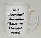 I'm A Stoner I Smoke Weed Mug Funny Spliff Joint Smoker 420 Gift