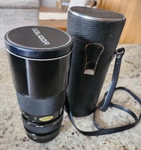 SOLIGOR f3.5 70-210mm ZOOM+MACRO MC LENS & REAR CAP , CANON C/FD MOUNT, & case - Picture 1 of 14