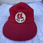 Vintage 1960's Little League RED SOX Baseball Wool Cap Hat Funkap Size Small