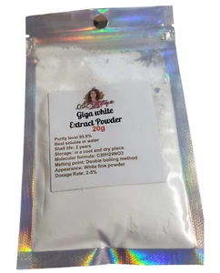 Giga White powder cosmetics raw material 99.9% pure 20 Gram - Picture 1 of 2