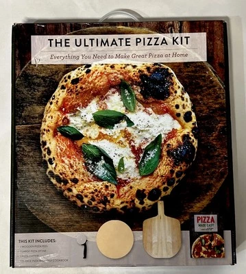 Ultimate Pizza Kit pizza, piedra, cortador de pizza, pizza, espátula, madera gourmet Foto 1 de 4