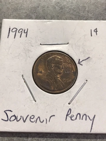 1994 Souvenir - stamped penny Cover