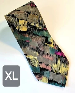 Carmel By The Sea Mens Tie Hand Sewn USA Pure Imported Silk XL - Picture 1 of 9