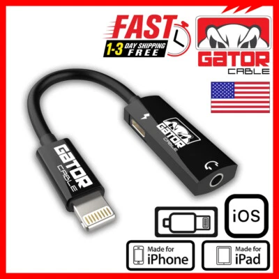 AUX Audio Adapter Converter 3.5mm For iPhone 8 X XR XS 11 12 13 14 Pro Max Plus - Image 1 of 4