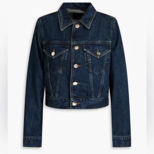 GOLDSIGN Box fit Denim Jean Jacket Size Medium 100 % Cotton - Picture 1 of 11
