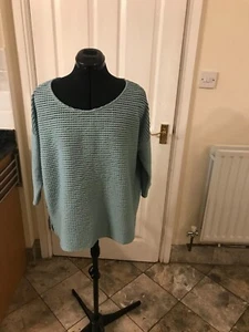 French Connection, teal, lightweight loose fit jumper, size M - Picture 1 of 5