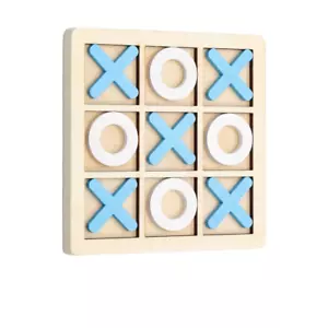 Juego de mesa premium de madera maciza punta tic tac de 10 piezas - nuevo - azul - Imagen 1 de 2