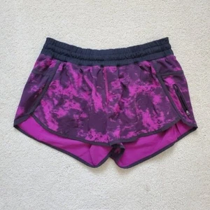 Lululemon Tracker Short III *4-way Stretch Breezie Regal Plum / Black sz10 - Picture 1 of 12
