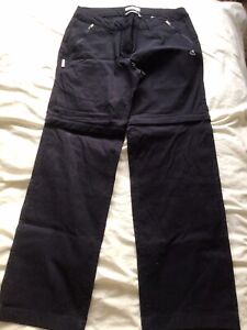 Craghoppers Navy Blue Walking Trousers/Shorts Zip Off Legs Size 10