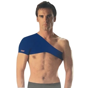 SHOULDER SUPPORT BRACE Back Posture Belt Pain Heat Compression Relief Strap - Picture 1 of 6