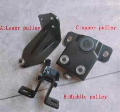 1 juego de polea de oruga de cojinete de cerradura de puerta de cabina para Komatsu PC75/78/128/138/228 PC78US-6 Foto 1 de 4