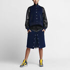 Nike x Sacai Windrunner Women's Skirt 802264 452 Blue Size XXS NWT