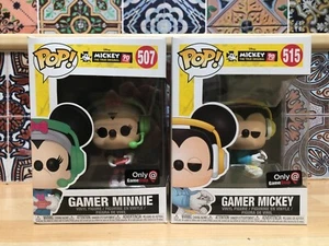 Funko Gamer Disney Mickey & Minnie Mouse Set GameStop Exclusive -New! - Picture 1 of 4