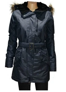 Columbia DAMEN LONGJACKE BEVERLY MOUNTAIN II KUNSTFELL GEFÜTTERT KAPUZE XL SCHWARZ NEU MIT ETIKETT - Bild 1 von 11