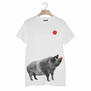 Batch1 Comic Relief Red Nose Day Funny Pig Unisex Charity Fashion T-Shirt - Picture 1 of 2