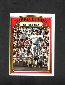 1972 TOPPS #172 DARRELL EVANS - NM/MT - 3.99 MAX SHIPPING COST