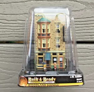 WOODLAND SCENICS 1/160 N BUILT & READY J.W. COBBLER 3 STOREY BUILDING # 4931 F/S - Picture 1 of 10