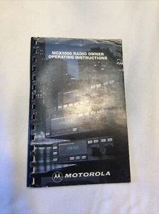 Motorola MCX1000 Radio Owner Operating Manual Booklet - Picture 1 of 6