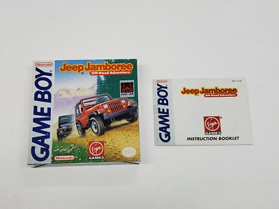 Jeep Jamboree Nintendo Game Boy Caja y Manual * Foto 1 de 4