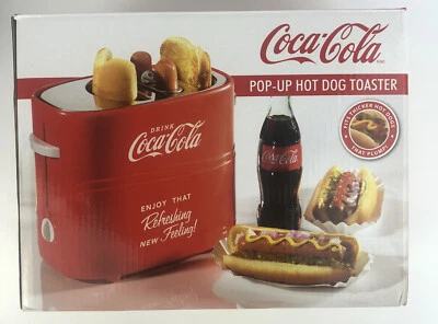Coca-Cola pop up Hot Dog / Bun toaster Cooker Nostagia Retro Red - Image 1 of 4