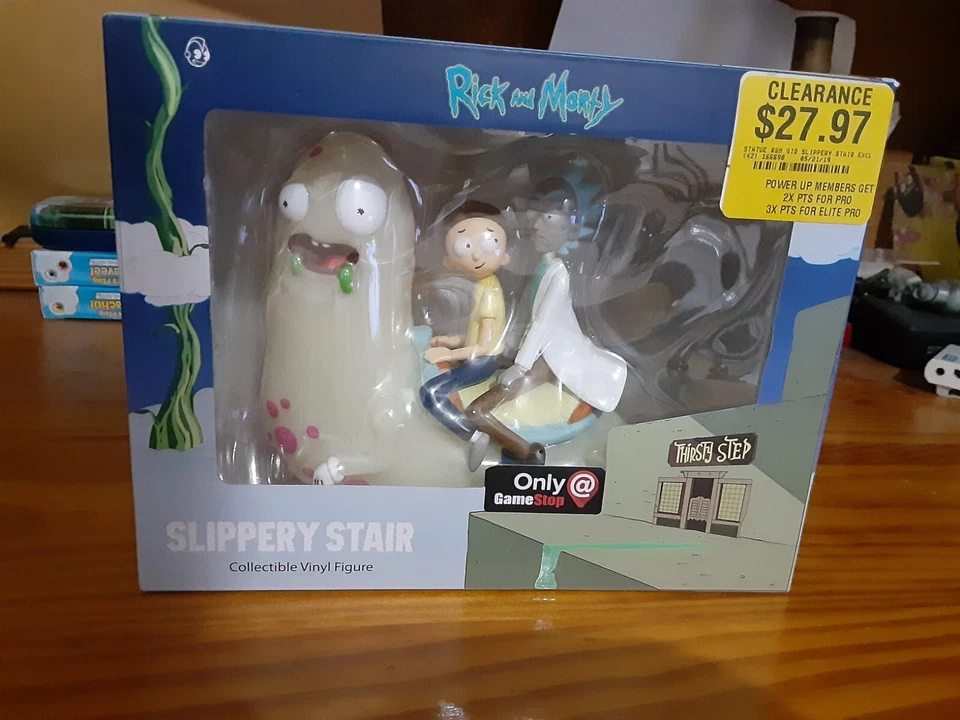Kidrobot Rick and Morty Slippery Stair Vinyl Figure Gamestop