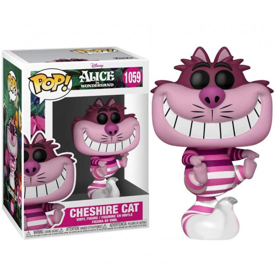 FUNKO POP ! DISNEY ALICE IN WONDERLAND 70TH - (1059) CHESHIRE CAT STREGATTO 9CM