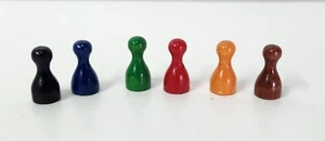Vintage Parker Fuga da Colditz Pegno di ricambio in legno, trasloco, 1 di ogni colore - Foto 1 di 1
