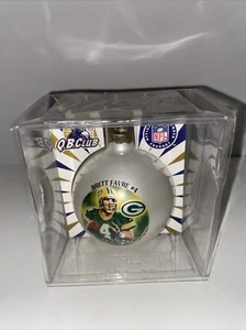 Vintage NFL QB Club Green Bay Packers Brett Favre Weihnachtskugel Baumschmuck 1997 - Bild 1 von 4