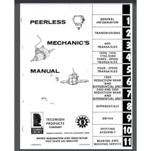 Peerless Tractor transmission & Axle Mechanics Manual 96 pages comb bound - Picture 1 of 1