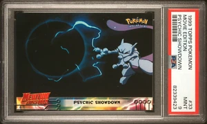 MEWTWO PSYCHIC SHOWDOWN 1999 Topps Pokemon First Movie - PSA 9 - Picture 1 of 2