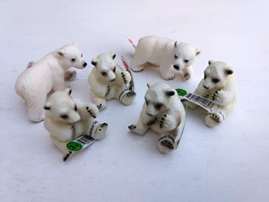 Schleich Polar Bear Big Lot Arctic Circle Alaska Wild Animal New with Tags - Picture 1 of 6