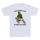 Sloth Snail And Turtle Slow Runners Club No Need For Speed Funny Men's T Shirt