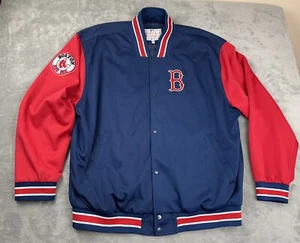 Boston Red Sox G-III by Carl Banks Embroidered Snap Jacket Size 2XL XXL - Picture 1 of 14