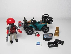 Playmobil CITY ACTION Polizei 6879 Ganoven-Quad mit Seilwinde Dieb komplett TOP - Bild 1 von 9