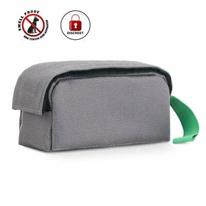 Smell Proof Bag 16X9CM Grey Absorbing Activated Carbon Fiber To Store Your Paper - Picture 1 of 6