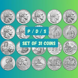 💰2025/2024 P/D/S, 2023 P/D American Women Quarters, 31 coins, UNC, US Mint - Picture 1 of 23