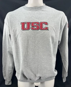 NEW South Carolina Gamecocks Champion Gray Crew Neck Sweatshirt Men's L - Picture 1 of 9