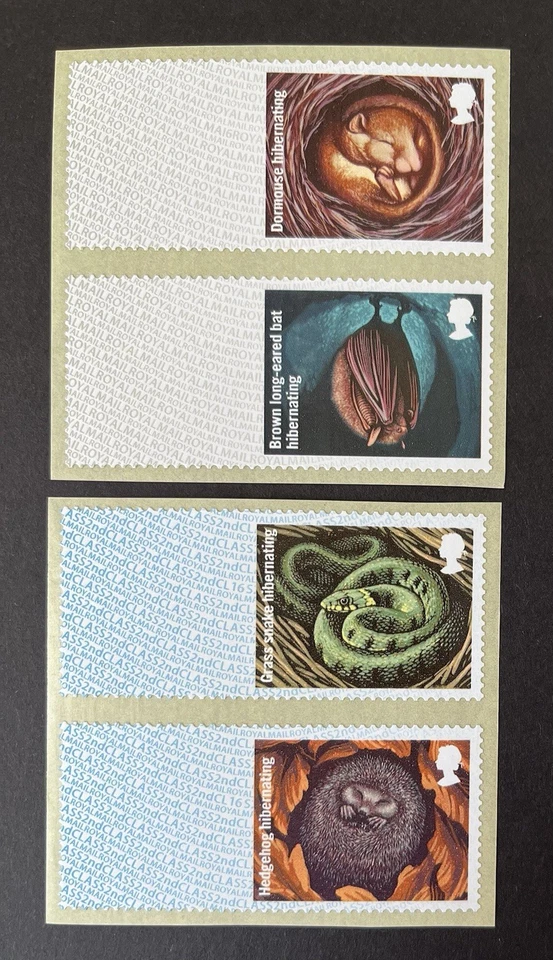 GB 2016 POST & GO Hibernating Animals Blanks - Image 1 of 1