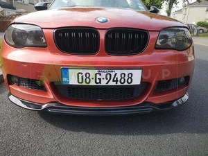 Spoiler labbro paraurti anteriore per BMW 1 E81 / E82 / E87 / E88 ABS lucido - Foto 1 di 12